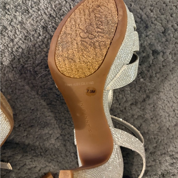 Gianni Bini Glittering Silver Sandals - Picture 3 of 4